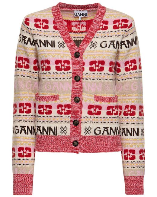 Ganni Red Knitwear