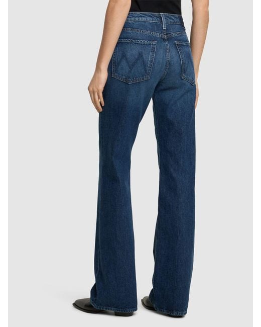 Mother Blue The Bookie Heel High Rise Jeans