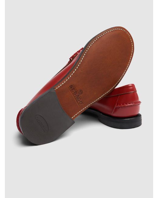 Sebago Red Classic Dan Pigt Leather Loafers
