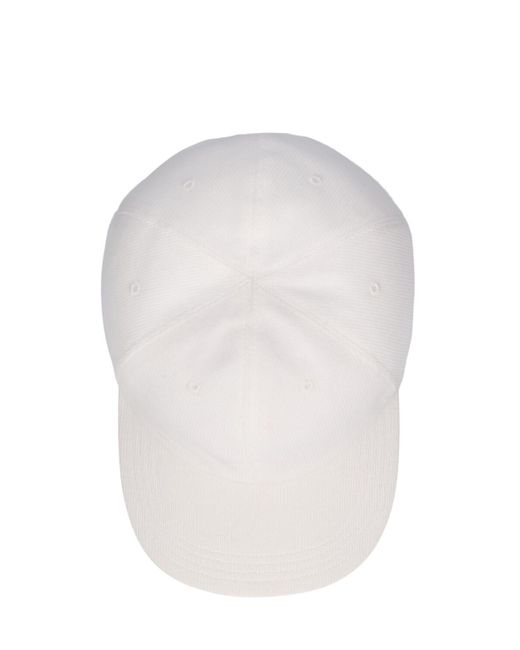Cappello baseball in cotone con logo di Kiton in White da Uomo