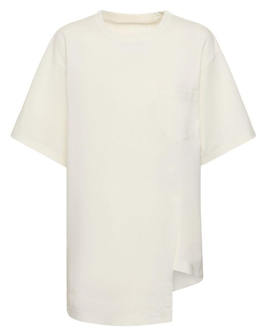 Y-3 White Prem Loose Short Sleeve T-shirt