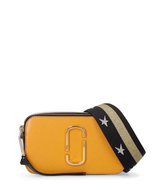 Marc Jacobs The Americana Snapshot Leather Bag in Orange Lyst Australia