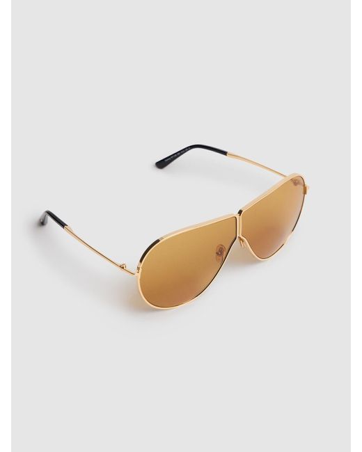 Tom Ford Natural Keating Metal Sunglasses