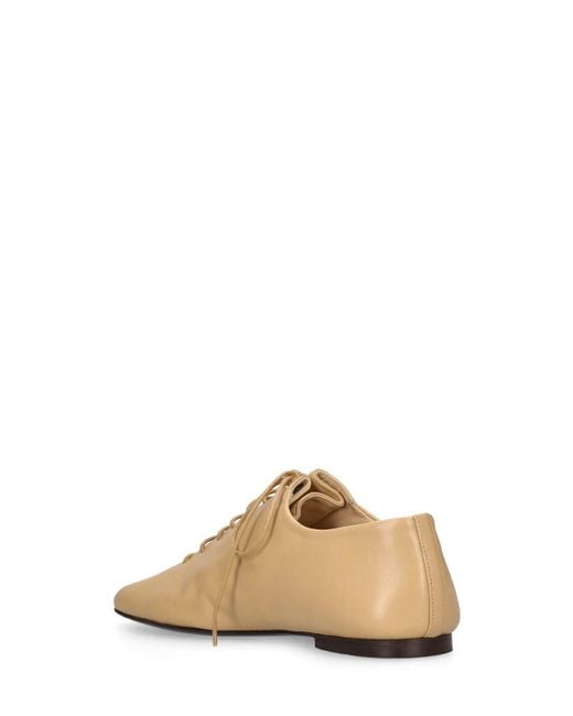 Lemaire Brown 10Mm Souris Leather Lace-Up Shoes
