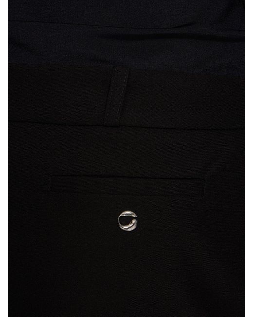 Coperni ニットテーラードドレス Black