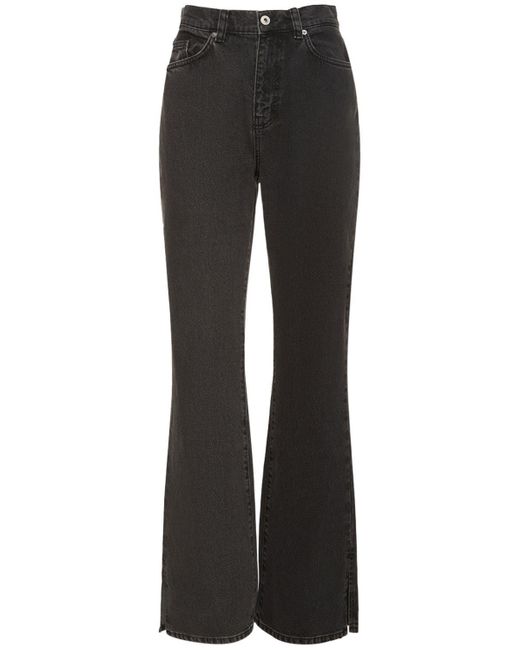 Axel Arigato Ryder Flared Jeans in Black | Lyst