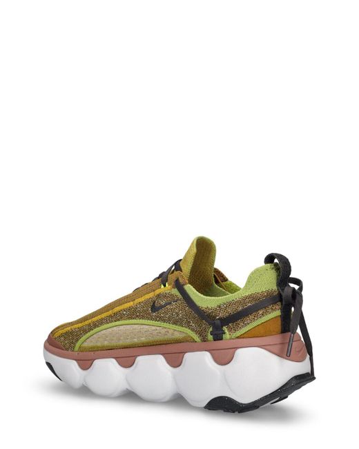 Nike Green Sneakers "flyknit Bloom"