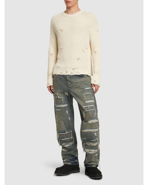 Jeans de denim Represent de hombre de color Gray