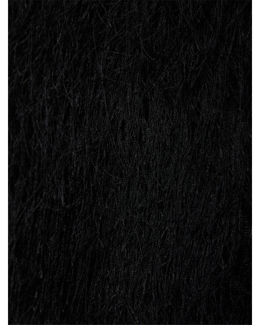 Mujer Microfalda Con Flecos Entire studios de color Black