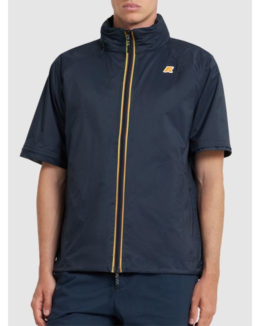 K-Way Blue Bogey Windbreaker Jacket for men