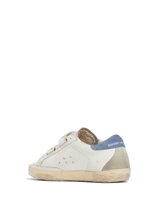Golden Goose Deluxe Brand White 20mm Old School Leather Sneakers