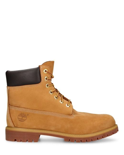 Timberland Brown 6 Inch Premium Waterproof Lace-up Boots for men