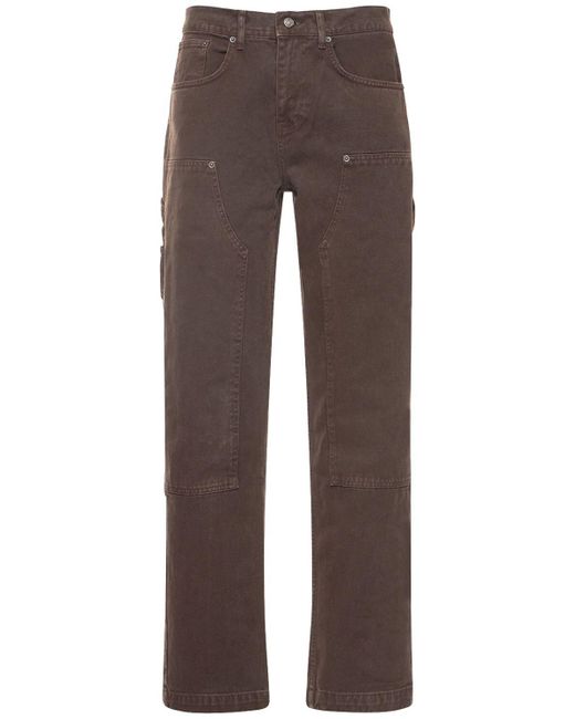 Jaded London Cotton Carpenter Jeans in Brown for Men | Lyst