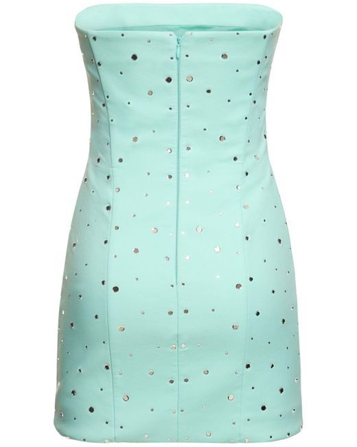 GIUSEPPE DI MORABITO Blue Minikleid Mit Verzierung