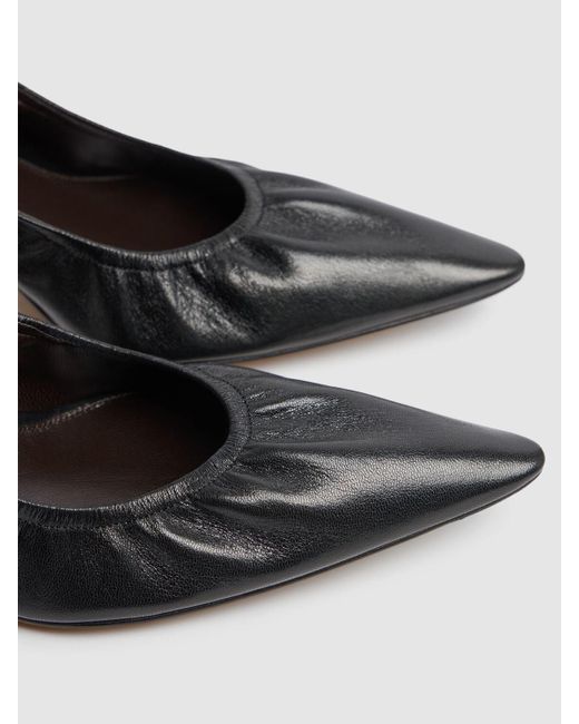The Row Black 70mm Liisa Leather Pumps