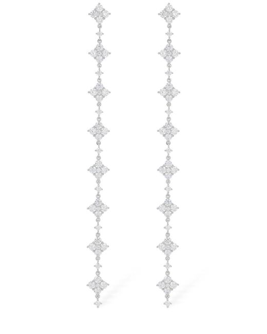 Apm Monaco Long Spark Drop Earrings in Silver (Metallic) | Lyst Australia