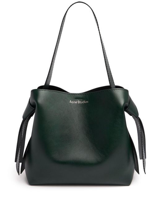 Acne Black Kleine Tote Aus Leder "musubi"