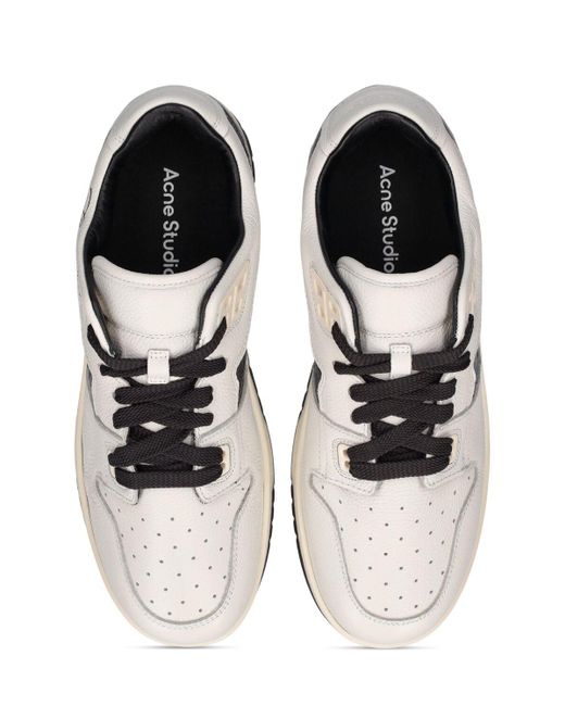 Sneakers low top 08sthlm in pelle di Acne in White