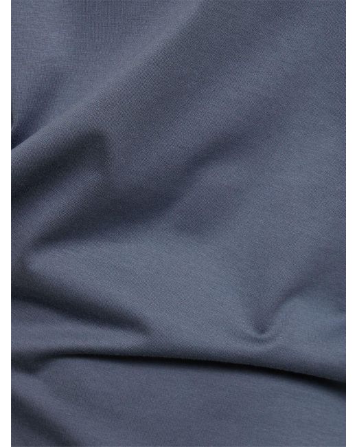 メンズ Brioni コットンジャージーtシャツ Blue