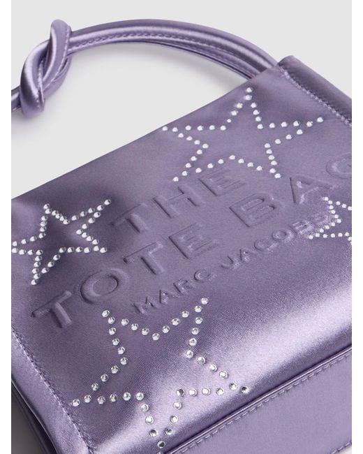 Marc Jacobs The Miniサテントートバッグ Purple