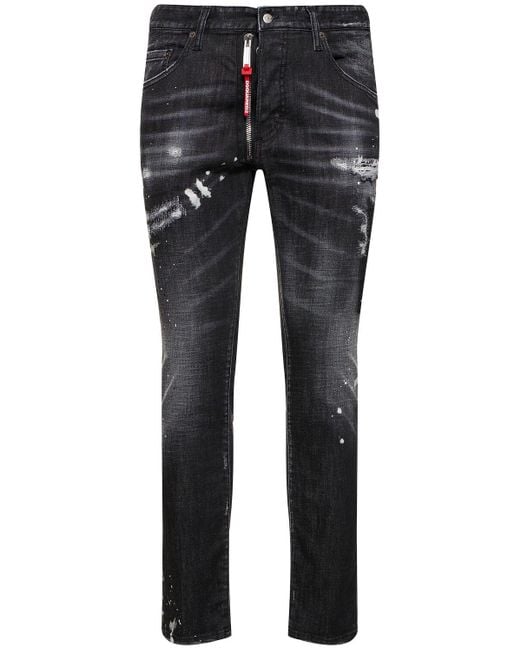 DSquared² Jeans Aus Stretch-baumwolldenim "skater" in Gray für Herren