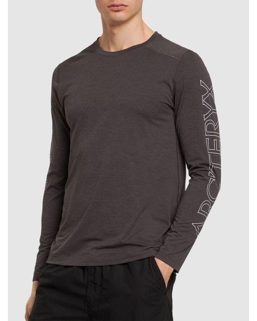 Arc'teryx Multicolor Cormac Arc'word Long Sleeve T-shirt for men