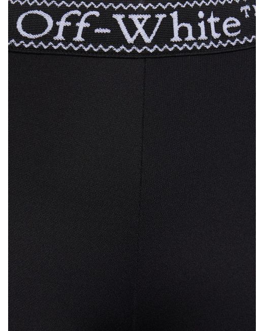 Off-White c/o Virgil Abloh Blue Logoband Nylon Shorts