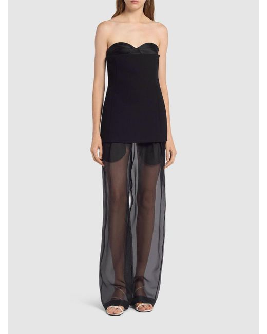 Khaite Aylaバスティエトップ Black