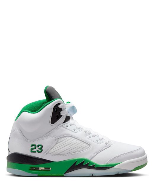 Nike Green Sneakers "air Jordan 5 Retro"