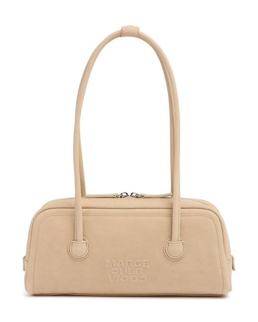 MARGE SHERWOOD Natural Soft Nubuck Shoulder Bag