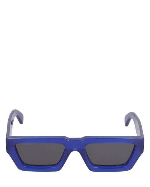Off-White c/o Virgil Abloh Blue Manchester Acetate Sunglasses