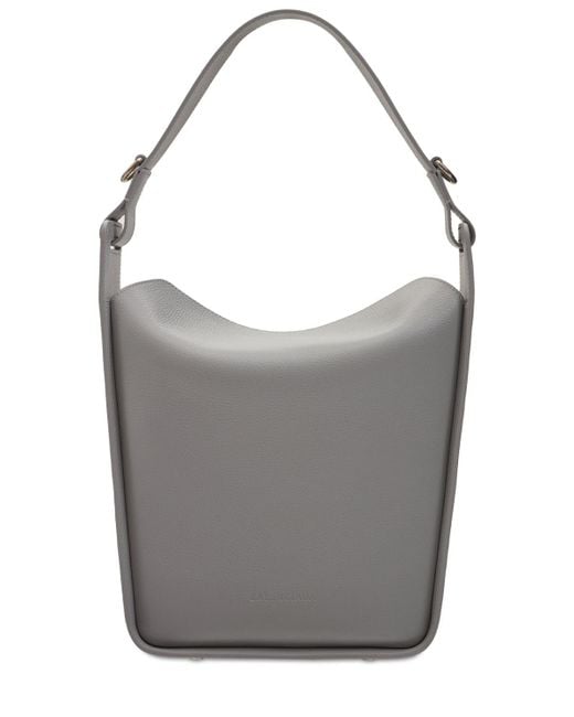 Balenciaga Gray Small Tool 2.0 Leather Tote Bag