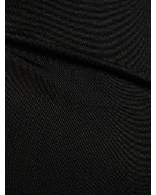 ANDAMANE Black Pullover Aus Stretch-viskose "priscilla"