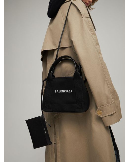 Navy cabas sales xs balenciaga
