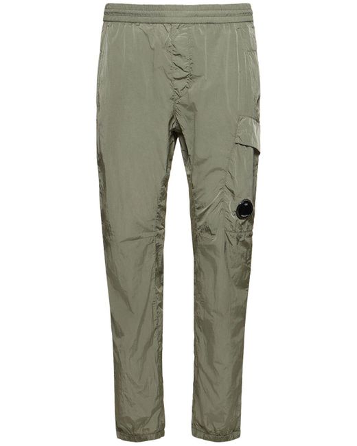 C P Company Green Chrome-R Regular Track Pants for men