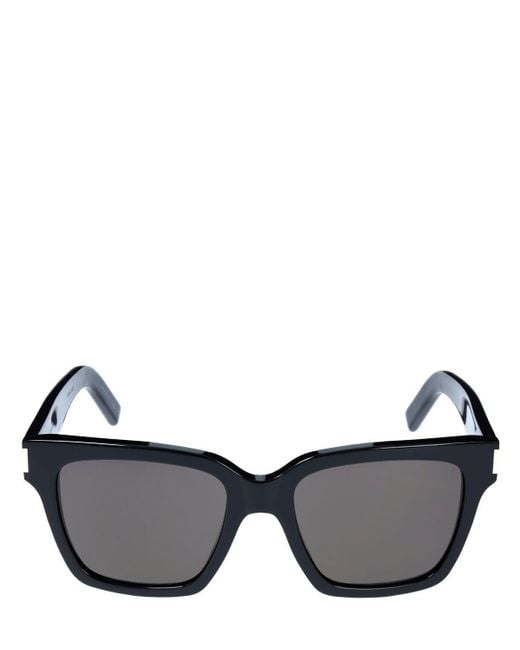Saint Laurent Black Sl 507 Bold Acetate Sunglasses