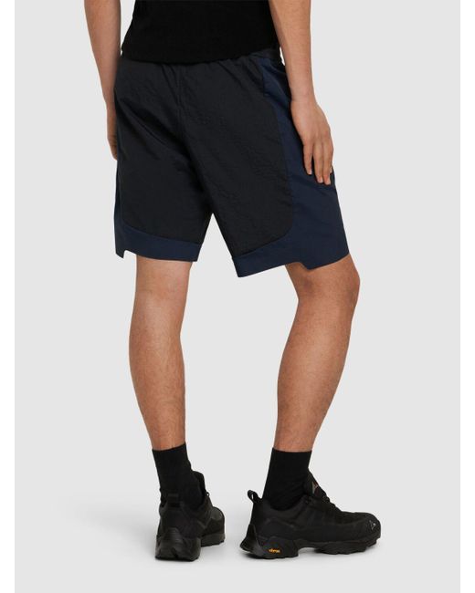 J.L-A.L Blue Ultralight Nylon Shorts for men