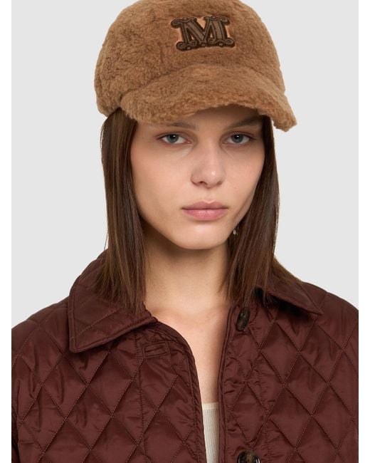 Intrend (Maxmara公式アウトレット) テディベアキャップ Max Mara（マックスマーラ） ベースボールキャップ EDIT テディベア