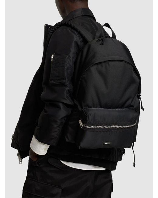 Sacai Black Pocket Backpack for men