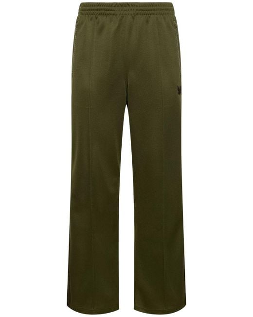 Pantalon en polyester lisse à logo Needles pour homme en coloris Green