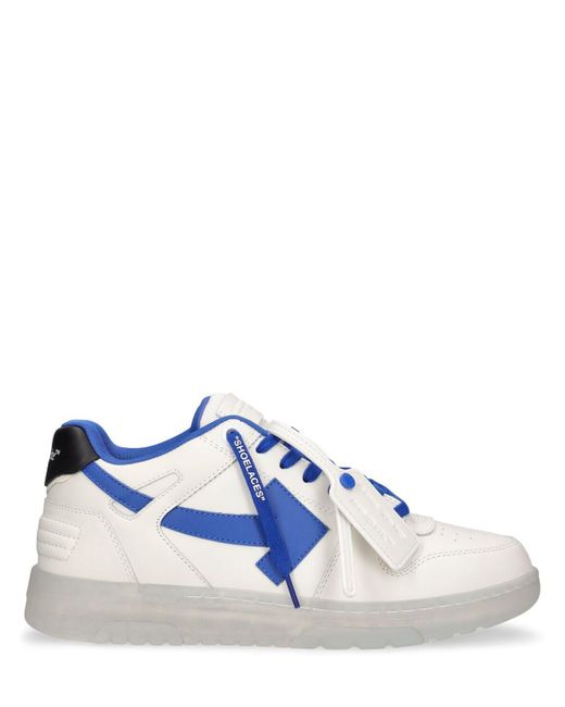 Sneakers out of office de piel Off-White c/o Virgil Abloh de hombre de color Blue