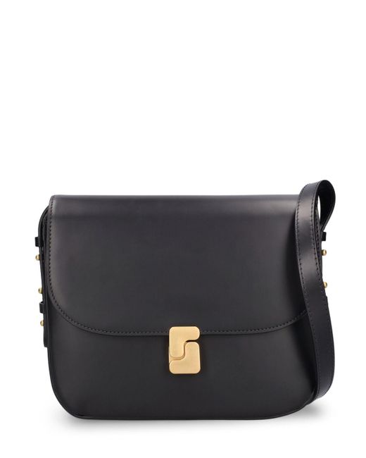 Soeur Black Maxi Bellissima Leather Shoulder Bag