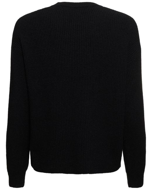 sunflower Sweater Aus Wollmischstrick "air" in Black für Herren