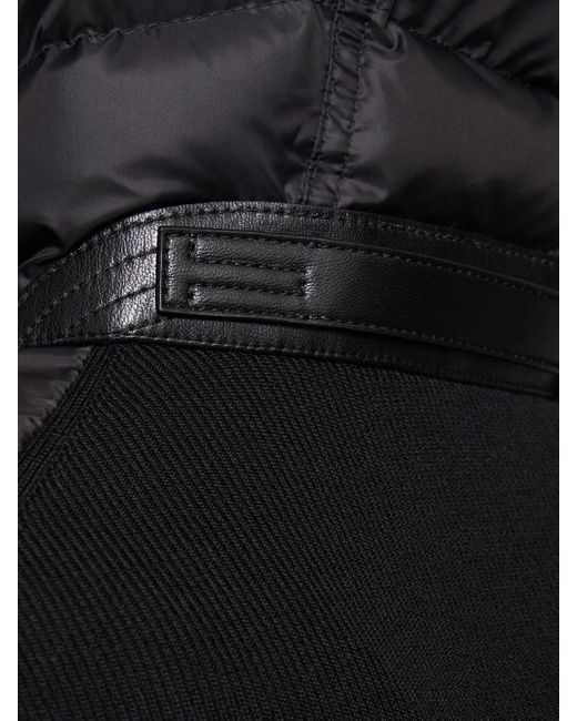 Doudoune zippée en laine mélangée Tom Ford pour homme en coloris Black