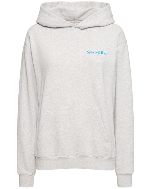 Sporty & Rich White New Health Hoodie