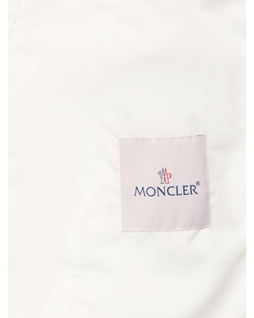 Veste en matière technique ruinette Moncler pour homme en coloris White
