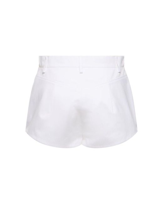 Shorts in cotone di Magda Butrym in White