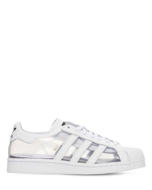 adidas Originals Primeblue Superstar Sneakers in White | Lyst