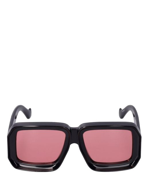 Loewe Pink Paula's Dive In Mask Acetate Sunglasses