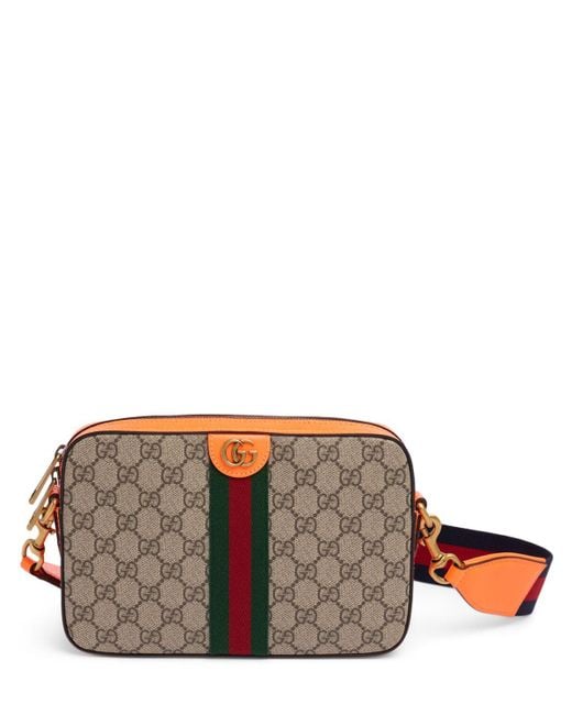 Gucci Brown Small Ophidia gg Crossbody Bag for men